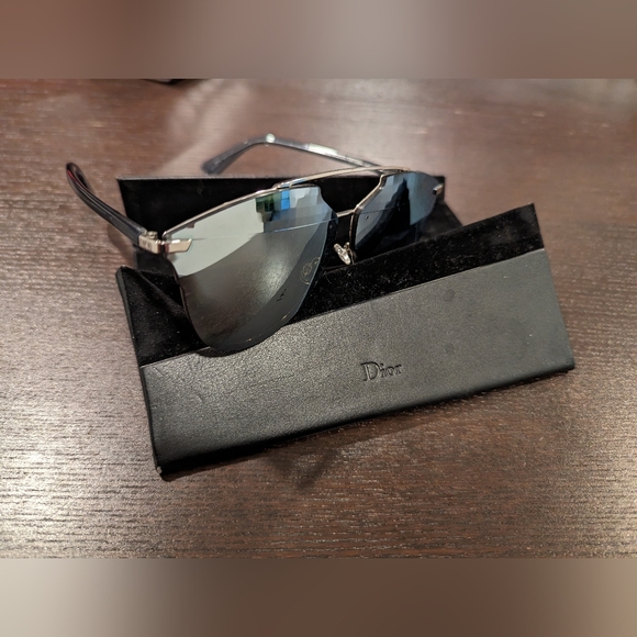 Dior Reflected Black Metallic Disco Sunglasses - Picture 6 of 7